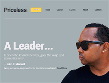 Tablet Screenshot of michaelpriceless.com